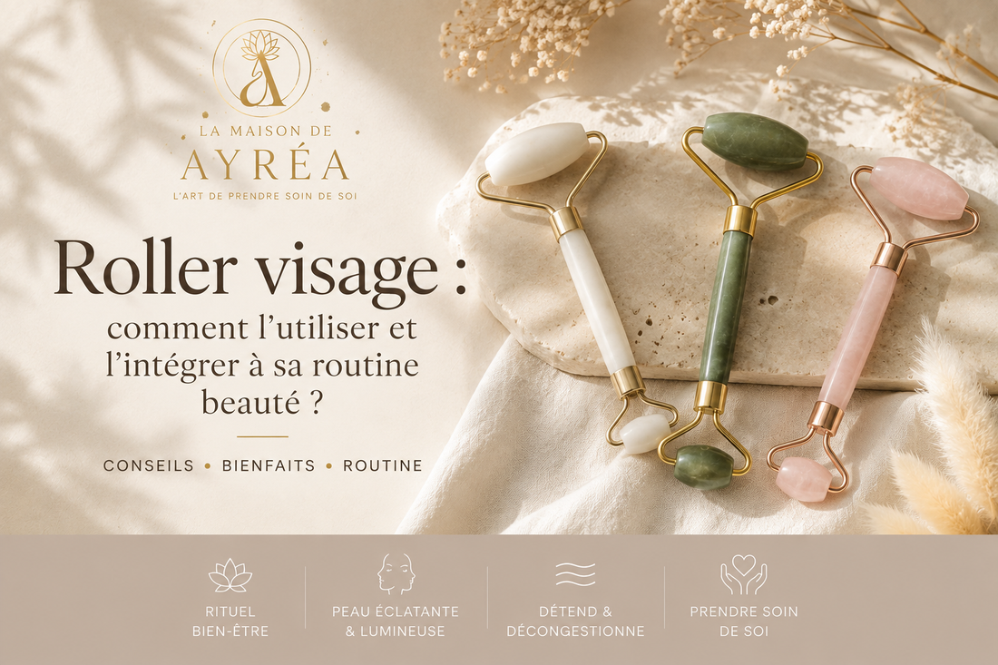 Rollers visage en pierre naturelle pour routine beauté – La Maison de AYRÉA